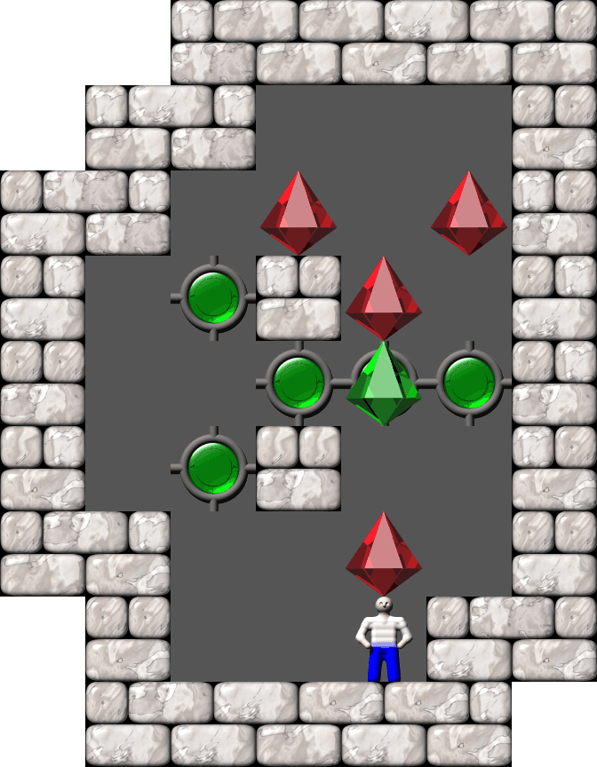 Sokoban Mass Remodel level 1709